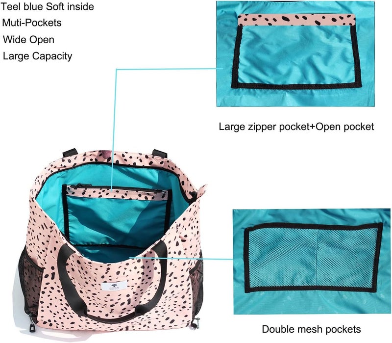 ESVAN Yoga Mat Bag Yoga Tote Carrier Shoulder Bag Carryall Tote for Office,Yoga,Pilates,Travel,Beach and Gym - Image 3